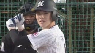 打撃もできる佐々木朗希は「天才ですね」　リベンジ決めた痛烈打に“ドヤ顔”