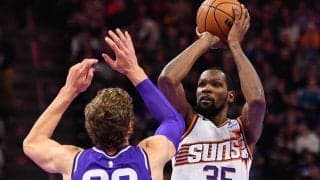 サンズがジャズとの2OTを制す…デュラントがトリプルダブル級の活躍、渡邊雄太は左四頭筋負傷で欠場