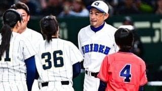 50歳イチロー氏「めっちゃうれしい」　3年目の“初安打”に笑顔、116球で9K完封