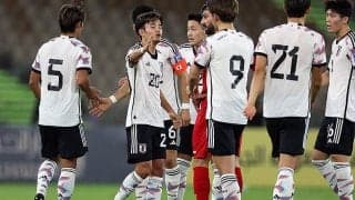 日本代表が2戦連続5-0の圧勝で歴代最多タイの8連勝！　久保建英ゴラッソに菅原＆細谷が初ゴール【2026W杯アジア2次予選】