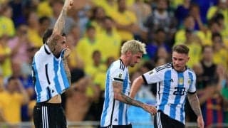 アルゼンチンが伏兵オタメンディの高打点ヘッドで仕切り直しの1勝！　ブラジルはよもやの3連敗【W杯南米予選】