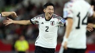 トリックFKから代表初ゴール！菅原由勢が久保建英に全力で感謝「ありがとう久保くん。光栄です！」