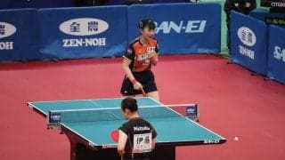 15歳張本美和、伊藤美誠撃破でベスト4「特徴はある程度知っていた」　“パリ五輪3人目”の可能性については……【全農CUP大阪】