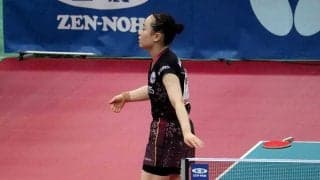 伊藤美誠、平野美宇との直接対決“完敗”に「ヘトヘトだった」　選考レースで苦しい展開も「最後はやり切りたい」【全農CUP大阪】