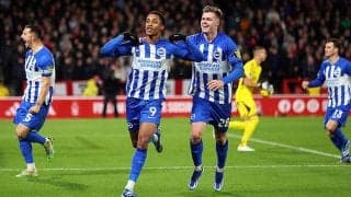 三笘薫欠場のブライトンがリーグ7戦ぶり白星！　2人の負傷者に主将ダンク退場も競り勝つ【プレミアリーグ】