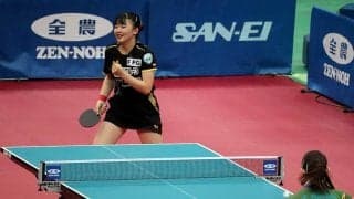 15歳張本美和、早田ひな撃破に結実したメンタル成長　悲願の勝利で初優勝「率直に嬉しい」【全農CUP大阪】