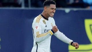 「また決めたんか」「やばすぎる」復帰のベリンガムがいきなりゴール！早くも14発目となる一発に称賛の声「逆足でこのフィニッシュはすごい」