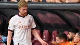 デ・ブライネの1月復帰示唆にペップが反応　「みんなにとっても幸せな新年に」