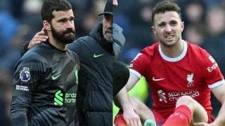 リバプールに痛手…アリソン＆ジョタが数週間の離脱へ