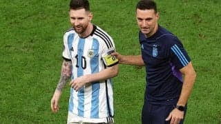 スカローニ監督、偉大な教え子メッシの末永いキャリア望む「できるだけ長くプレーするように伝えている」