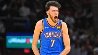 ルーキーランキングが更新…ウェスト4位サンダーで主力を務めるホルムグレンが首位堅持