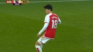 「アシストマシンやん」→「心配すぎる」冨安健洋が試合中に２度のＸトレンド入り！アーセナルの先制点を演出など好プレーも、後半にピッチに座り込み…