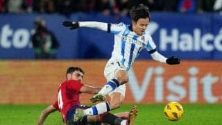 久保フル出場のソシエダが不調オサスナに痛恨のドロー【ラ・リーガ】