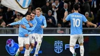 L・アルベルト負傷で鎌田途中出場のラツィオ、10人カリアリにウノゼロ辛勝【セリエA】