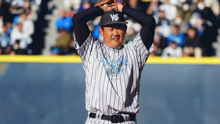 松坂大輔氏が引退後“初登板”　6407日ぶり凱旋…上地さんとのバッテリーで度会抑える