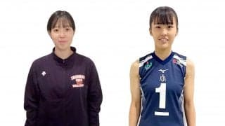 V1女子の岡山　京都橘大の小松原凜香と長崎国際大の内山優衣の内定を発表