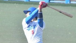 １年春のリーグ戦で４本塁打と衝撃の大学デビュー　青山学院大・佐々木泰は2024年ドラフトで上位指名されるか