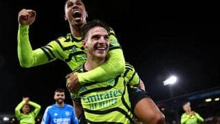 冨安欠場の首位アーセナル、GKラヤが2失点に関与もライスのラストプレー劇的弾でルートンに打ち勝つ【プレミアリーグ】