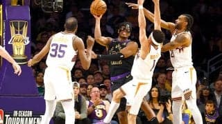 八村塁復帰のレイカーズがサンズとの激戦を制す…インシーズン・トーナメント準決勝へ