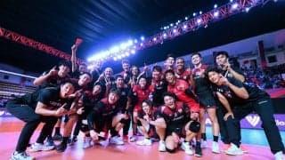 男子世界クラブ選手権開幕　サントリーがハルクバンクにストレートで勝利