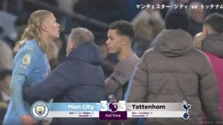 因縁勃発！ブチギレ乱闘騒ぎのハーランド、喧嘩も売られていた？「やんのか？コラァ！」 アルゼンチン代表MFに肩をぶつけられて挑発された問題シーン