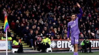 「リヴァプールで最もクリエイティブ」一撃必殺クロスで“４試合連続ゴール関与”の瞬間！アレクサンダー＝アーノルドの右SB離れした攻撃力を現地メディアも絶賛