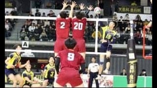 接戦の第１セットを制し、ストレート勝ちで天皇杯初戦突破！