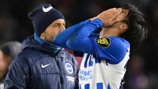 「決まったと思った」、「入ってたらスーパーゴール」三笘薫があわや決勝弾の技ありボレーに称賛の声、それ以上にGKが称えられる「神ってる」「これ止めるんかい」