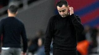 「守備のミスが大きな打撃」ジローナとの打ち合いに敗れたバルセロナ、チャビ監督は相手を称賛「彼らを祝福してほしい」