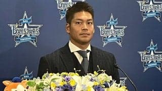 DeNA加入の佐々木千隼が入団会見「急でびっくり」　大魔神以来の佐々木姓に「恐縮です」