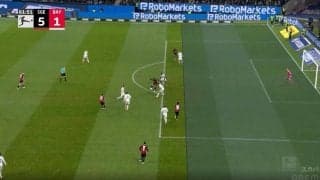 物議を醸す判定！オフサイドで取り消し→VARで一転ゴール　王者・バイエルンがまさかのフルボッコ… 完全にトドメを刺された5ゴール目を叩き込まれた衝撃シーン