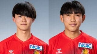 福島が若手MF向井颯、DF宝納拓斗と契約更新　「1試合でも多くの試合に絡めるよう…」
