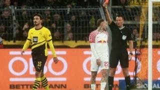 ライプツィヒ戦一発退場のフンメルス、1試合の出場停止