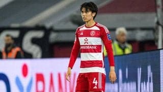 「長谷部みたい」「これが田中碧」チームの大ピンチを救う！ゴールラインぎりぎり、間一髪のクリアに称賛の声「ナイスブロックすぎた」