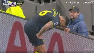 もはや事故！「エグいな」「大丈夫か…」 爆速で飛び込んでゴールライン外の看板に衝突した瞬間　プレミア最多11名の離脱者！怪我人続出のニューカッスルに災難が起こりまくる