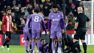 「スタッドが骨まで到達していた」クロップ監督が負傷マク・アリスターの状態に言及「離脱がそれほど長くないことを願う」