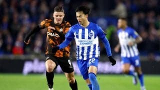 三笘薫「ひと晩中本当に脅威」欧州リーグ先発フル出場で英メディアが高評価　ブライトンは87分の劇的ゴールで16強進出