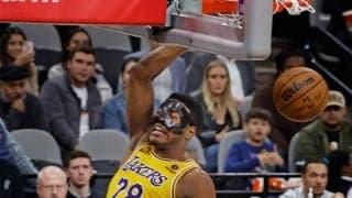 第1Qで42失点のレイカーズ、スパーズに逆転勝利はならず…八村塁は20得点で攻撃をけん引