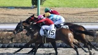 【新馬/中山6R】プチブールがゴール寸前で強襲