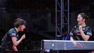 長﨑美柚、世界1位ペアとフルゲーム激闘も「2－2がすごく好き」　木原美悠は台湾ペアに勝利宣言「リベンジを絶対する」【WTT女子ファイナルズ】