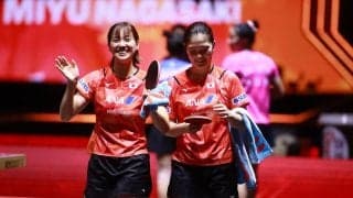 「何も失うものはない」長﨑美柚、木原美悠が台湾ペア撃破で決勝なるか　“Wみゆう”が名古屋の地で優勝目指す【WTT女子ファイナルズ】