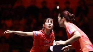 長﨑美柚、木原美悠が最強中国ペアを追い込む好ゲームも　4年ぶりの世界一には届かず【WTT女子ファイナルズ】