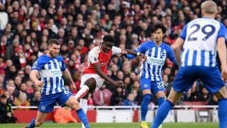 三笘薫は守備に追われる…アーセナルが試合支配も、ブライトンは必死に耐える！プレミアリーグ注目カードはスコアレスで後半へ