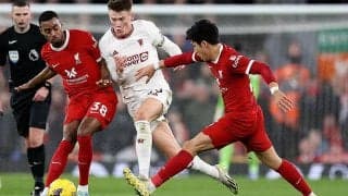 遠藤航フル出場の赤の名門対決はゴールレス…リバプールは赤い悪魔の堅守崩せずに2位転落【プレミアリーグ】