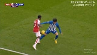 「三笘を完封」イングランド代表DFが気迫の“三笘封じ”発動で昨季の借りを返す完璧タックル炸裂　バチバチの肉弾戦に「見応えあるな」