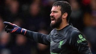 宿敵圧倒もゴールレスドローで2位後退…最後尾から“見守った”リバプール守護神アリソン「改善すべき点が多い」