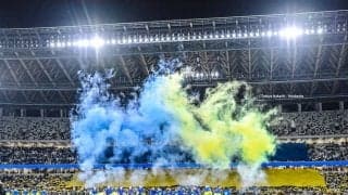 「素敵なコーデ」HKT48人気メンバーによるJ1福岡の試合観戦姿が「ウクライナカラーを表現してる」と称賛浴びる！ 国立競技場でビールデビューと合わせて公開の現地写真