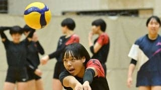 飛べ　春高バレー有望選手紹介　大阪女子の金蘭会・上村杏菜は身長１６８センチの〝小さな大エース〟