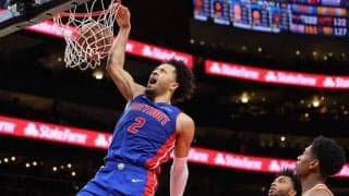 24連敗となったピストンズ…カニングハムがホークス相手に自己最多43得点をマーク