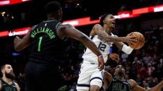 ジャ・モラントが出場停止明け復帰戦で34得点の大爆発…ブザービーターで劇的勝利